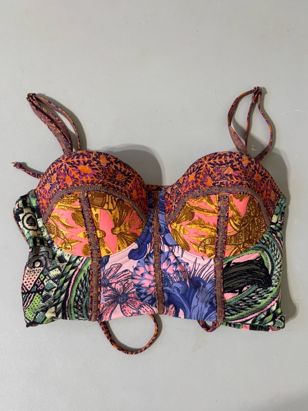 ▪️Maaji Bikini Corset-Style Top and Bottom S - Picture 2 of 7